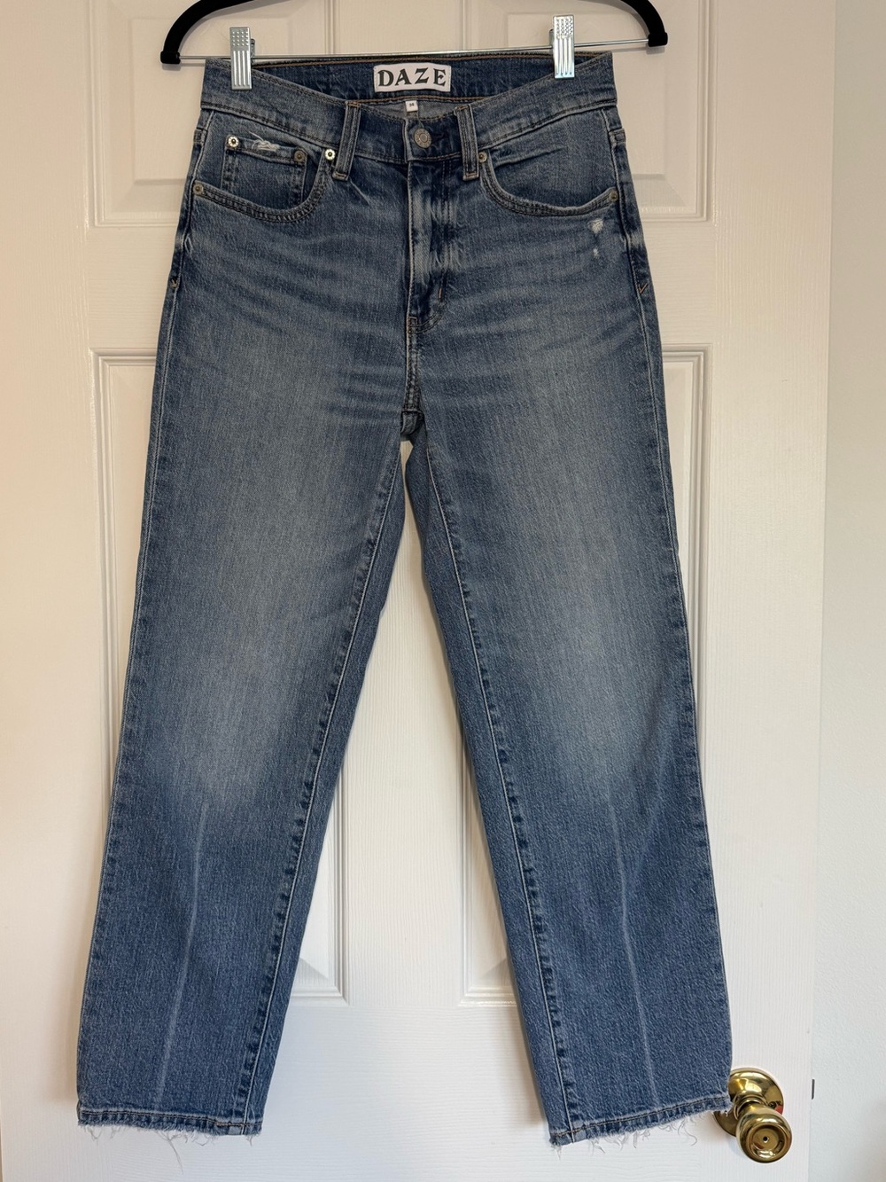 NWOT DAZE Tough Love High Rise Straight Jeans | Loyal Medium Wash | Women’s 24